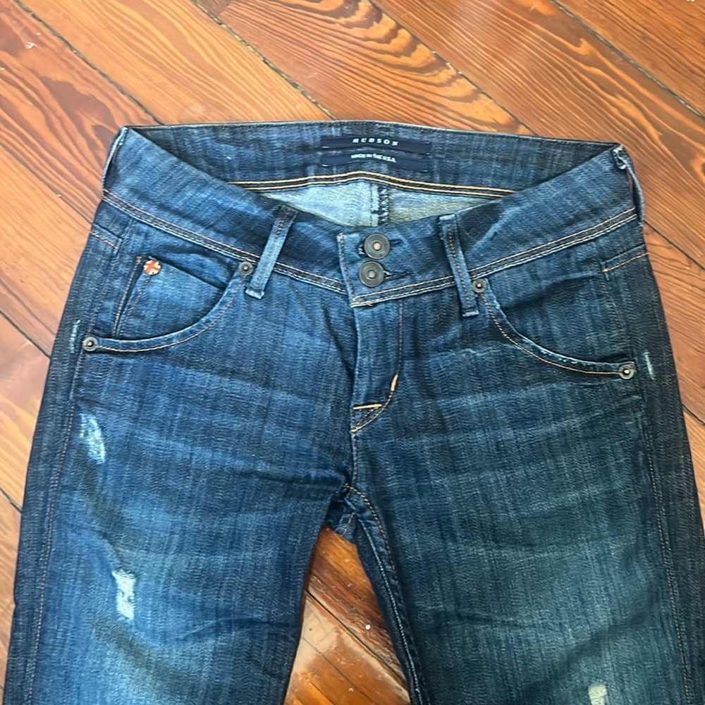 Hudson - Dark Skinny Jeans - 24